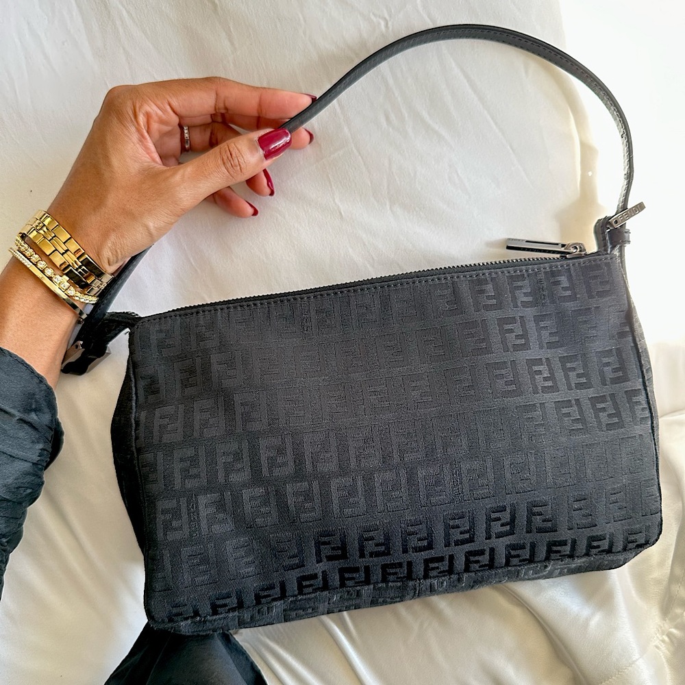 *Final Price* Authentic Fendi Zucchino Canvas Shoulder Bag